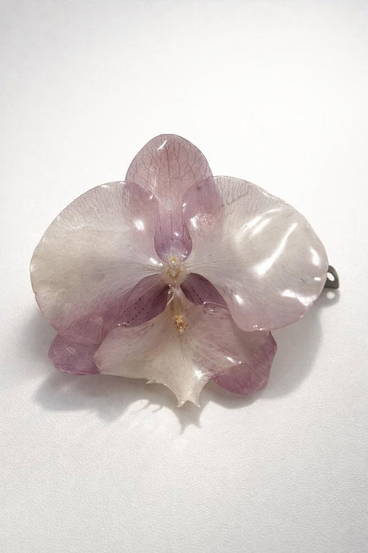 TINA orkidé hårspenne - ekte tørket blomst - Hårpynt KNASK