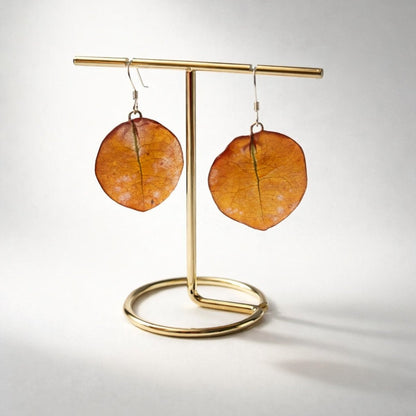 TRILLINGBLOMST Bougainvillea øredobber - ekte tørkede blomster - rød, orange eller rosa - Øredobber KNASK