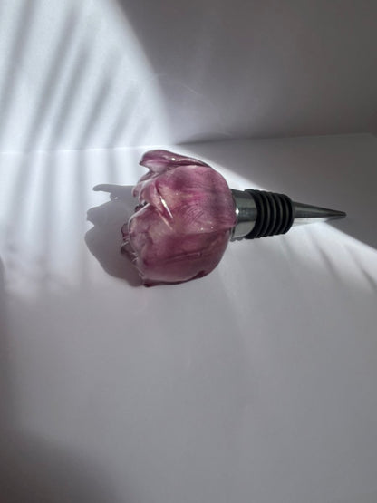 TULIPAN 3D vinstopper, ekte tørket blomst - Interiør KNASK
