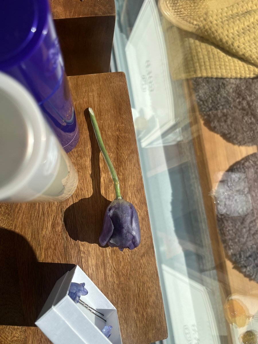 TULIPAN hårpynt - ekte tørket tulipan - Hårpynt KNASK